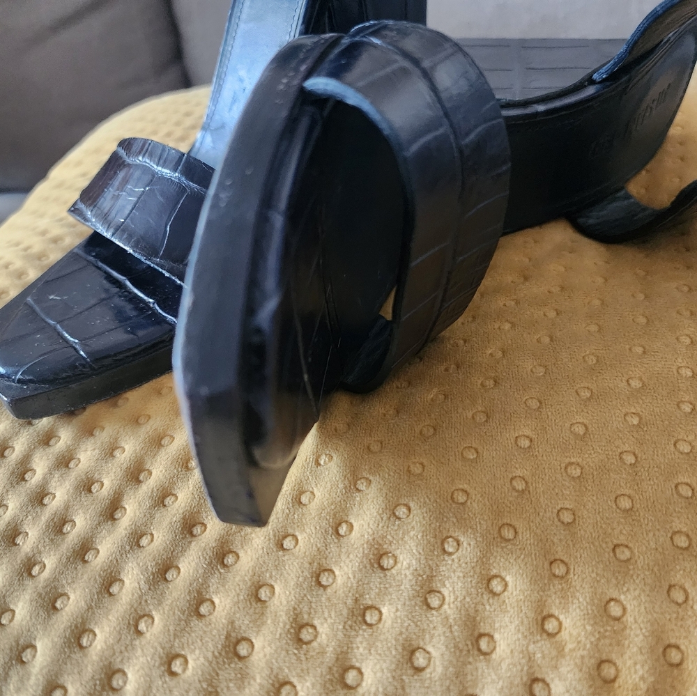 Jil Sander Leather sandals heeled shoes  39.5 9.5 - Picture 11 of 12
